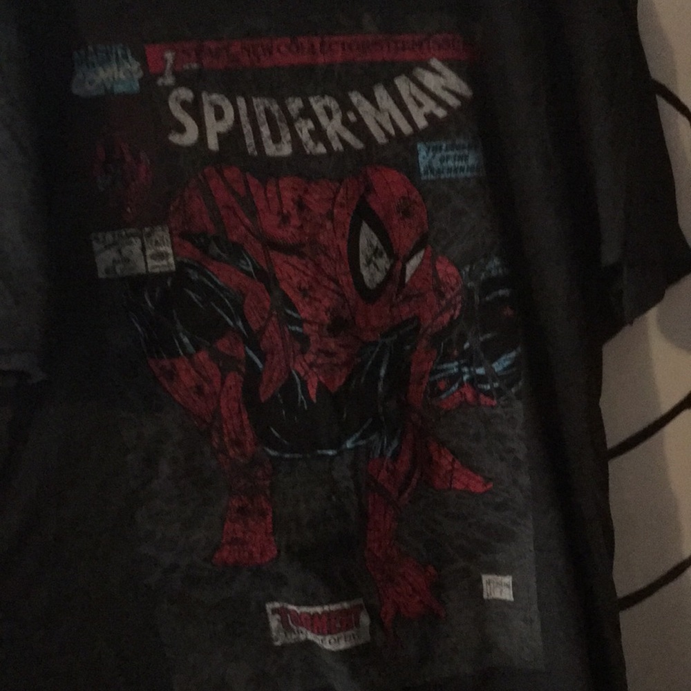 Gray Spider man tee